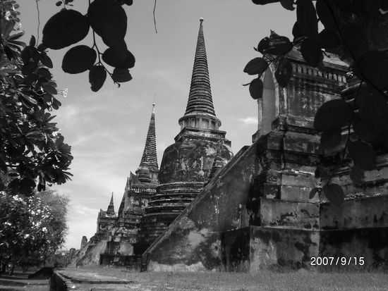 Die historischen Tempelanlagen von Ayutthaya...