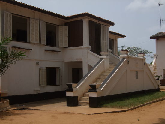 Das Haupthaus. Dieses ist ein sehr kleines Sklavenfort