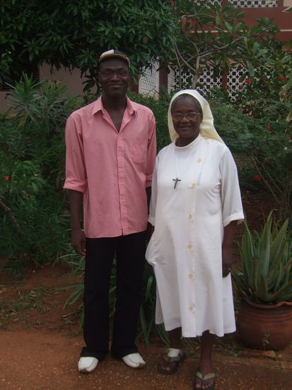 Fofo Christian mit seine Tante Ma Soeur Sabine