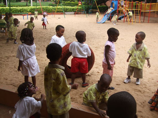 Teil des Spielplatzes