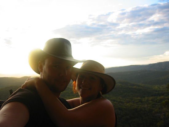 Angekommen auf dem Gipfel des Castle Rock