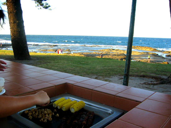 Endlich mal wieder einen Tag ohne Abwasch, auch wenn die BBQ-Fotos langsam langweilig werden, aber auch wir haben Alltag