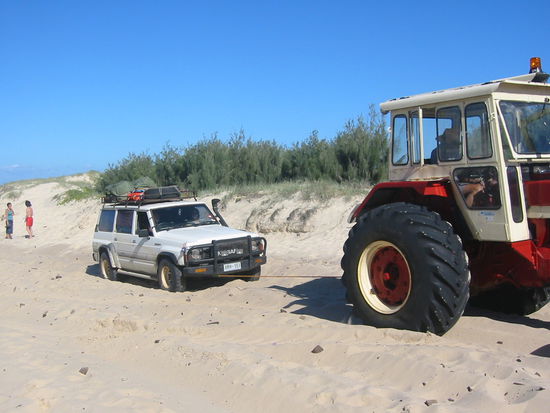 So wäre es uns auf dieser Piste auch beinahe ergangen...aber wir können ja fahren