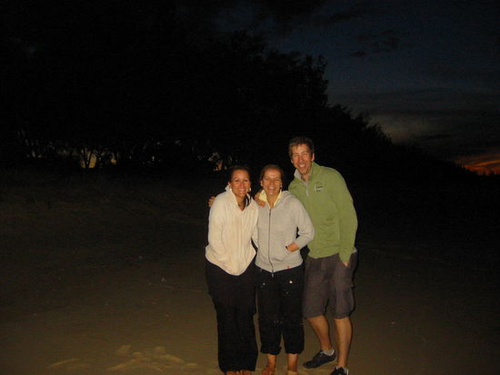 Tascha mit Ute und Markus