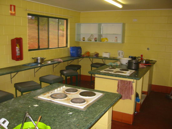 Unser Aufenthaltsraum...und gleichzeitig Küche