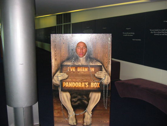 Ausgestellter Sklave im Museum