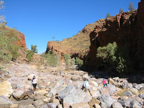 Omniston Gorge mit Suchbild