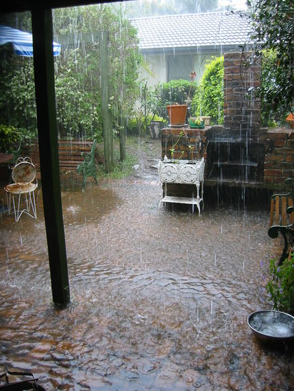 ... dann heisst es "Land unter"