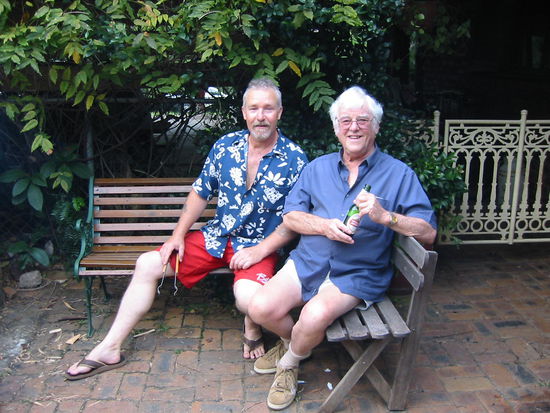 BBQ-Specialist with his supervisor...