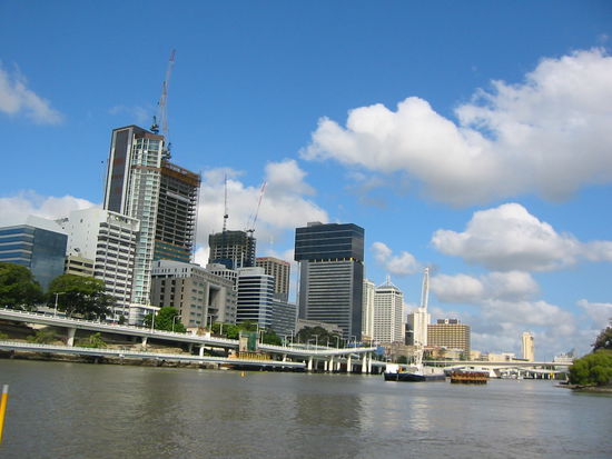 Brisbane River Skyline