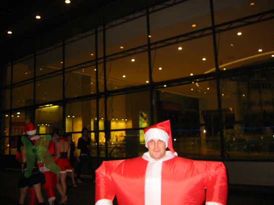 Santa Clausis in Brisbane