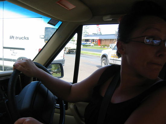 Erste Gehversuche...immer schön links bleiben!