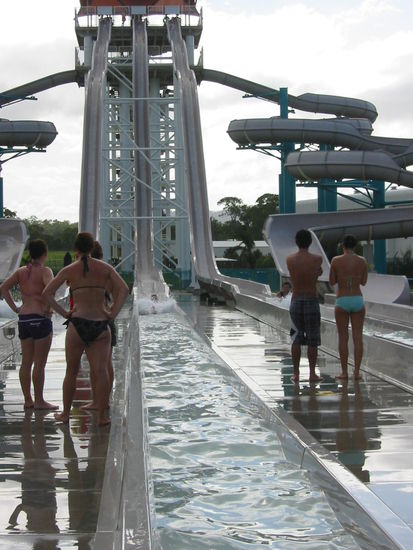 Übelste Wasserrutsche...