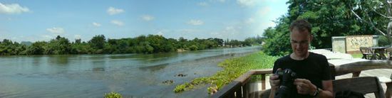 Blick auf die River-Kwai-Bridge