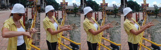 ...erst auffummeln und dann ab in die Freiheit...doofer Brauch... 