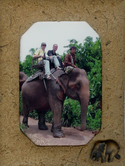 Dieses Bild konnten wir nach unserer Tour mit Rahmen kaufen...100 Baht (2 Euro)
