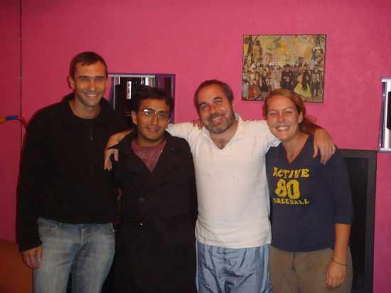 Wir hatten viele lustige, interessante Gespraeche und eine tolle Zeit... Muchas gracias chicos!!