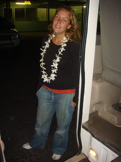 Kia Orana, was hier zum Gruss gesagt wird und soviel heisst: Moegest Du lange leben.