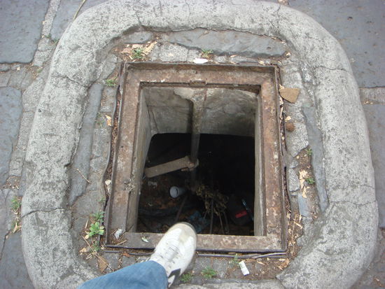 Achtung, der Blick sollte immer auf den Boden gerichtet sein...