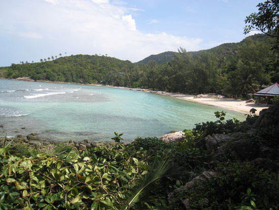 Der Blick vom Bungalow