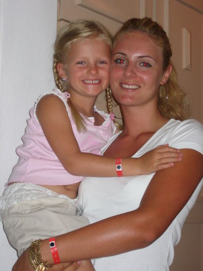 "Stieftochter" Zoe und ich im Urlaub