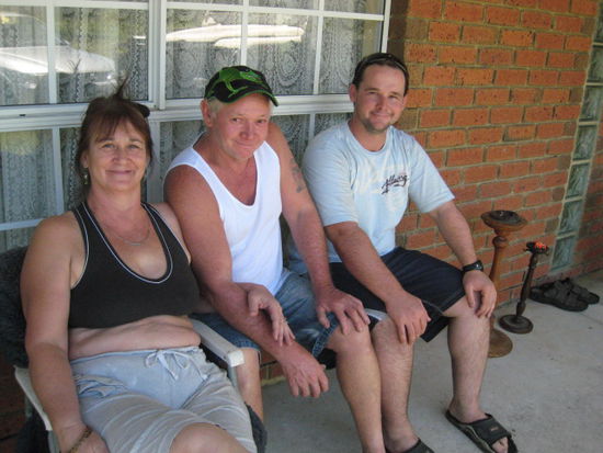 Clints Mom, Dad und Clint himself