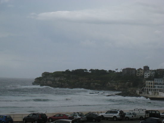 Bondi Beach! Bei dem Wetter siehts irgendwie nicht sehr einladend aus, oder? 