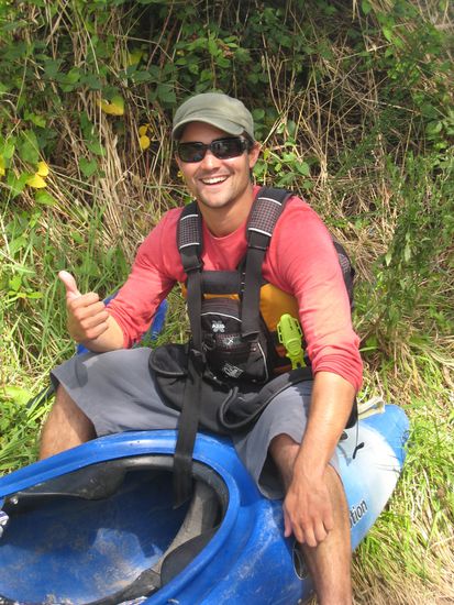 Andy unser Kayak Guide