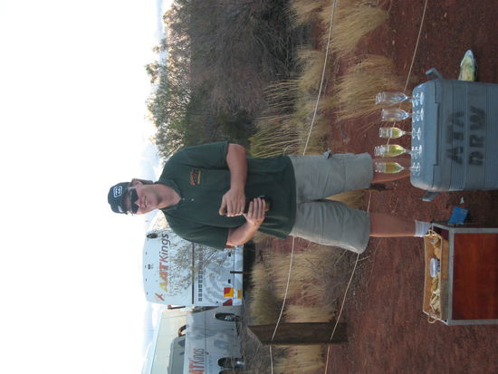 Champanger und Snacks fuer alle!