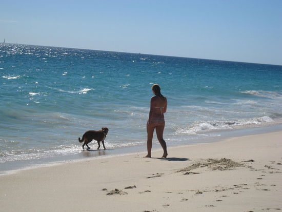 Ich und OBY (Todds Hund)