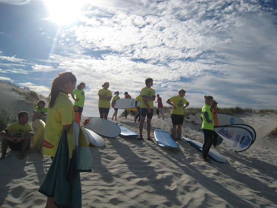 Die Beginner mit den Softboards