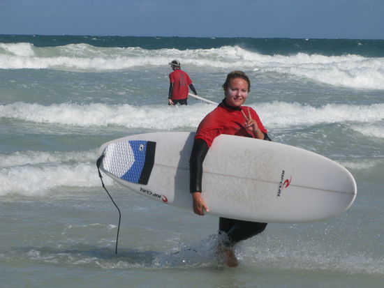 Ich und mein Fiberglas Board