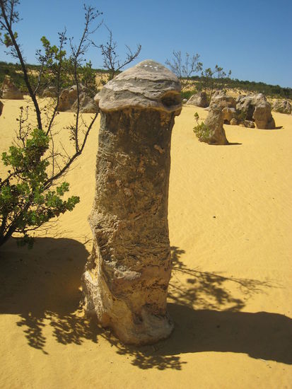 Ein riesen Steindildo!! hihi  Ich bin einfach schon zu lange auf reisen ...