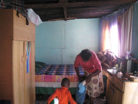 Bei der kleinen Familie zuhause