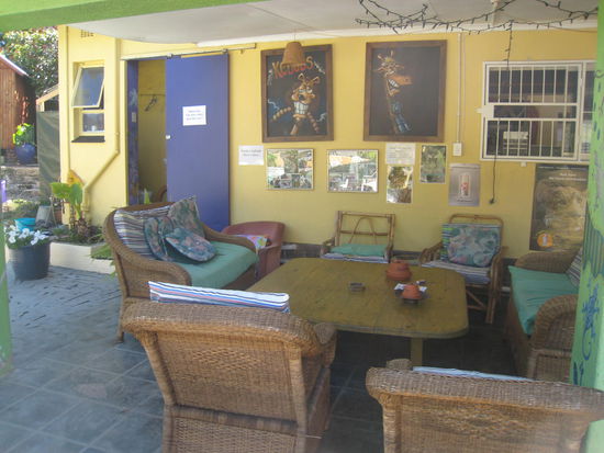 Chill out Area im Hostel