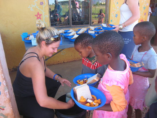 Ich beim Essen ausgeben!
