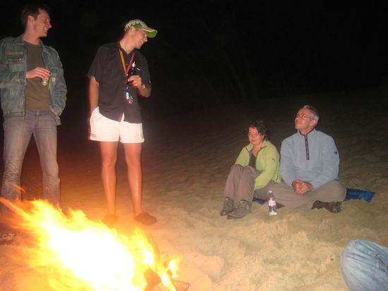 Beachfire on the Beach