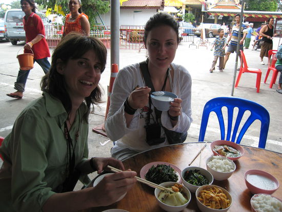 Mhhm das Essen war echt lecker!! Alles vegetarisch!