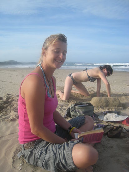 Jacki und Donata am Strand!