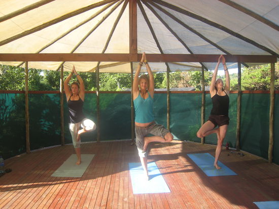 Yoga, Ich, Jacki und Donata