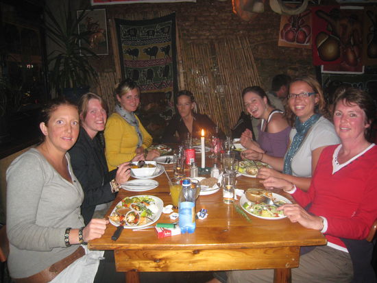 Und weils so schön war sind wir gleich Abends nochmal zu Mama Africa