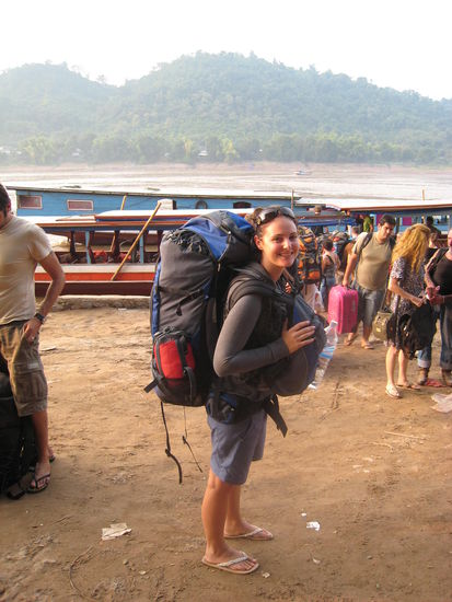 Und so vollgepackt reise ich durch die Welt! 