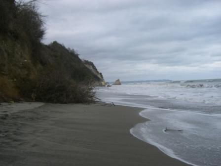 Strand in der Naehe von Tabuga (Pedernales)