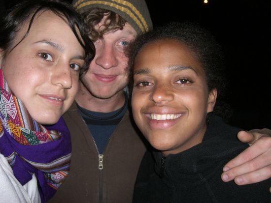 Ich, Matt , mein allerliebster , bester Freund hier, und JO aus England