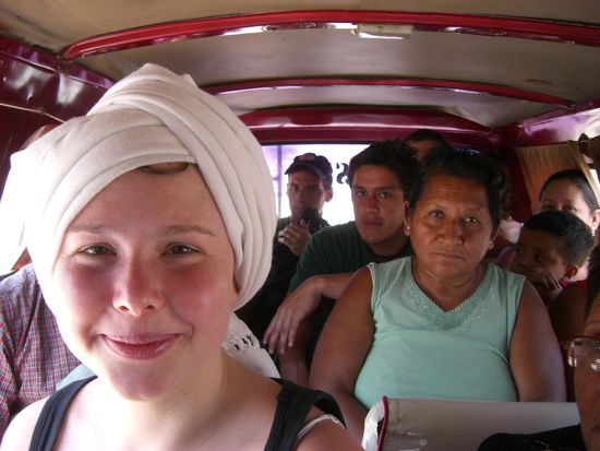 Luisa im vollen Combi