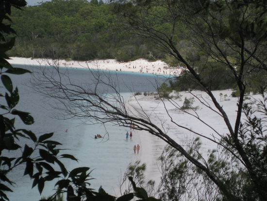 Massenandrang am Lake McKenzie (-&gt; Ostersonntag)
