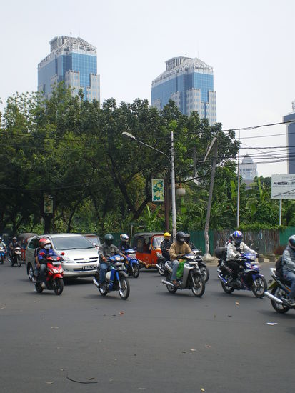 Auf diesem Foto ist der Verkehr eher mau!