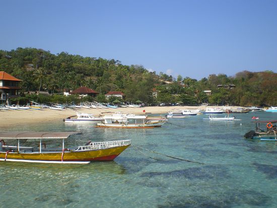 Hafen von Padang Bai