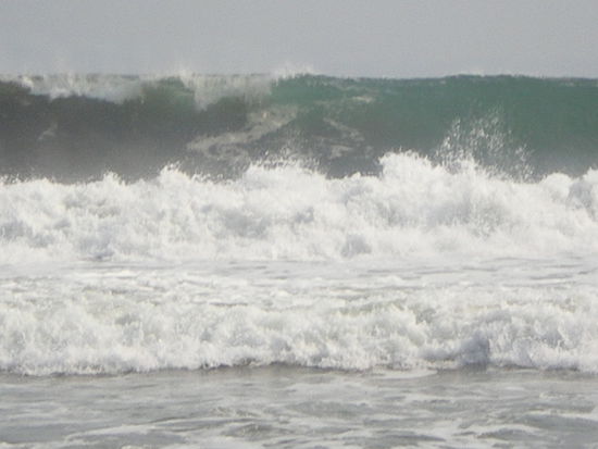 Das Meer ist hier sehr wild!