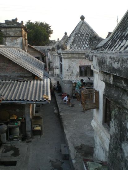 Wohnhaeuser im Kraton